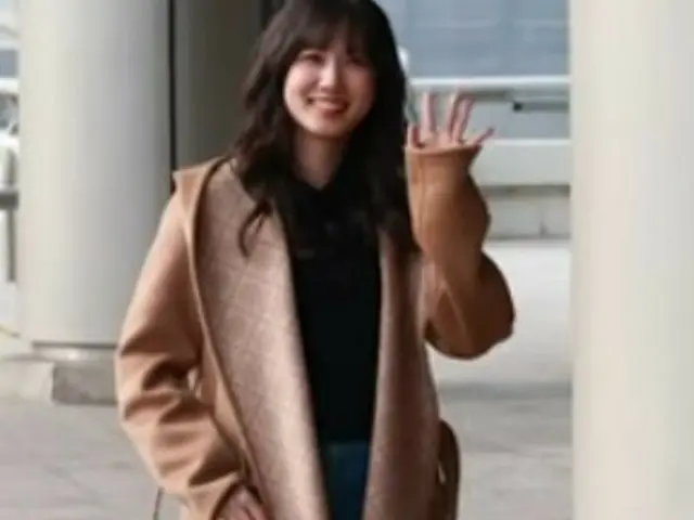 배우 Park Eun Bin, 10일 오전 일본을 향해 출발의 모습 @ 김포국제공항.