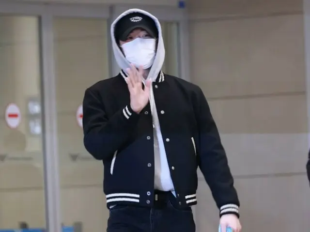 이준호(2PM), 12일 오후 귀국의 모습@인천국제공항.