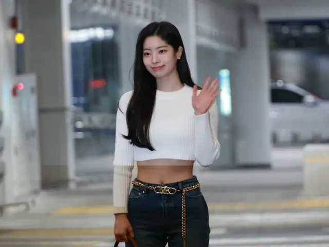 Dahyun(TWICE) 12일 오후 미국을 향해 출발의 모습＠인천국제공항.