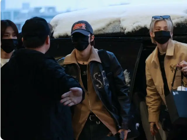 &TEAM, 22일 오전에 일본을 향해 출발의 모습＠김포국제공항.