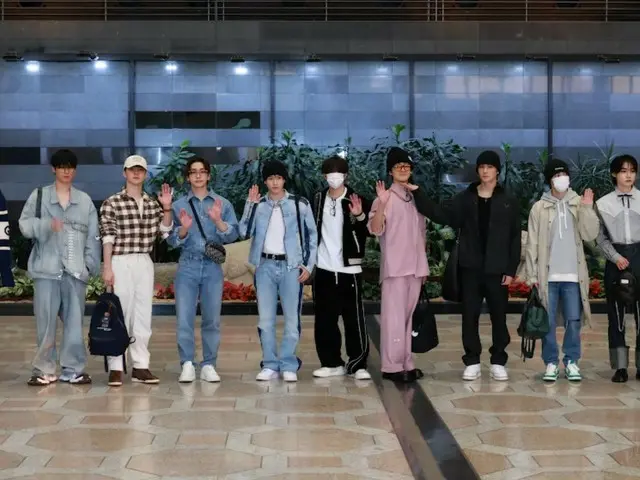 THE BOYZ, 9일 오전에 도쿄로 출발하는 모습 @ 김포국제공항.