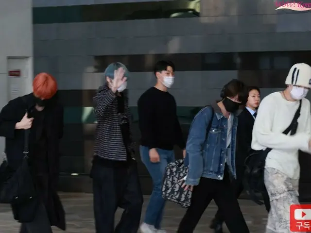 TOMORROW X TOGETHER, 9일 오전에 도쿄로 출발하는 모습 @ 김포국제공항.