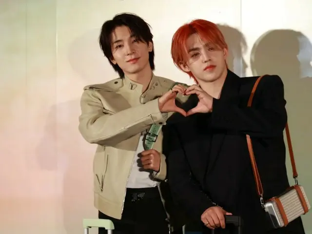 'SEVENTEEN' 원우&에스쿱스, RIMOWA 포토콜에 참석.