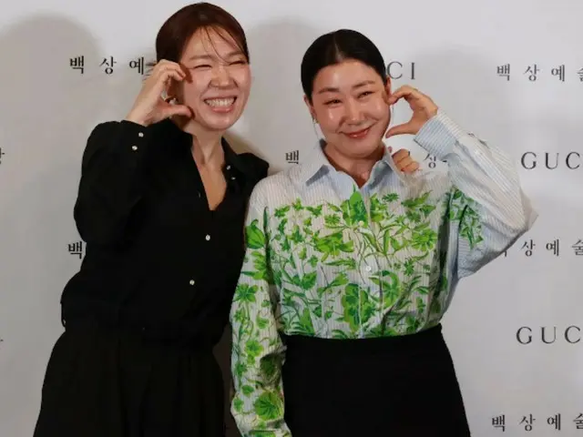 Yeom Hye Ran & Ra Mi Ran, 21일 오후에 행해진 「제60회 백상 예술 대상 구찌 임팩트 어워즈 GUEST VISIT」에 참석