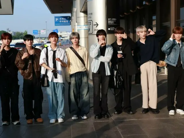 n.SSign, 9일 오전에 「KCON JAPAN 2024」출연을 위해 일본을 향해 출발의 모습＠김포국제공항.