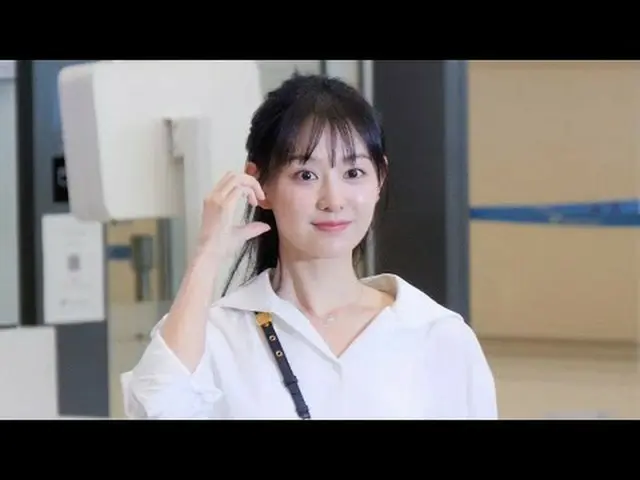 240626 Kim Jiwon arrival by 스피넬<br>* Do not edit, Do not re-upload  