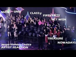 241117 KGMA Honors Choice Award fancam by 스피넬<br>
엔씨티_ _  WISH_ _  NIZ아이유_  트레저_