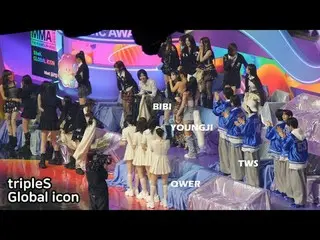 241130 트리플에스_ _  'Global Icon' IDOL Reaction fancam by 스피넬<br>
* Do not edit, Do