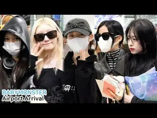 250307 베이비몬스터_ _  Airport Departure to 1st world tour in USA fancam by 스피넬<br>
*