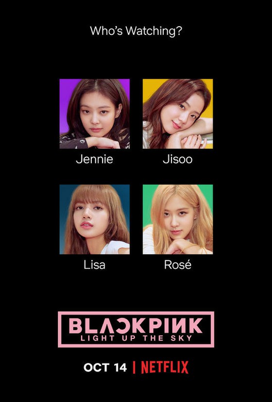 "블랙 핑크"Netflix 첫 K-POP 다큐멘터리의 주인공 = 10 월 14 일 공개