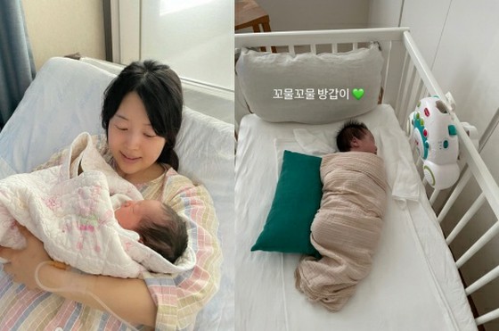 배우 한지혜, 검사 남편과 육아 시작 "행복하게 지내자"