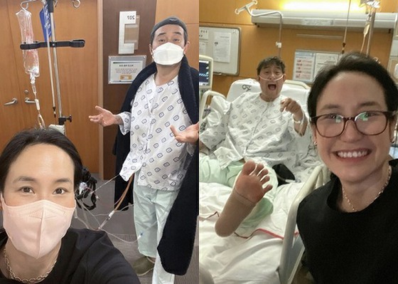 배우 최민수&강주은, ‘응원과 기도로 빨른 회복’ 함께 감사… 오토바이 사고로 수술 후 밝은 근황 공개