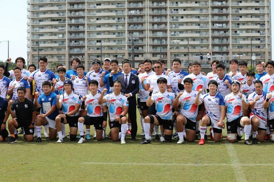 일본에서 합숙 중인 럭비 한국 대표, 대한 럭비 협회장이 격려 “선수들이 자랑스럽다”