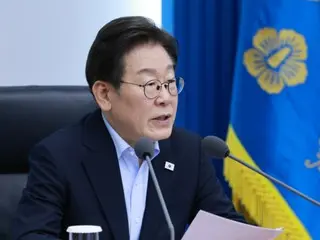 한국 청와대에 손정의 씨를 초대한 이 대통령='AI 3대 강국' 실현에 본허