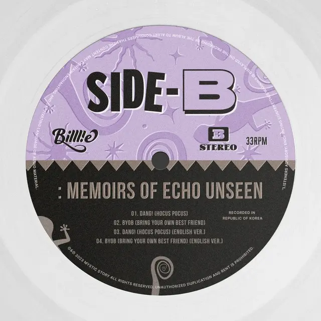 「side-B : memoirs of echo unseen」violet ver.