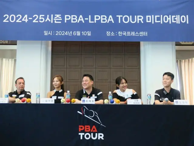 メディアデーに参加した選手たち。左からDaniel SANCHEZ、キム・ガヨン、チョ・ジェホ、Pheavy SRUONG、キム・ヨンウォン（写真：wowkorea）