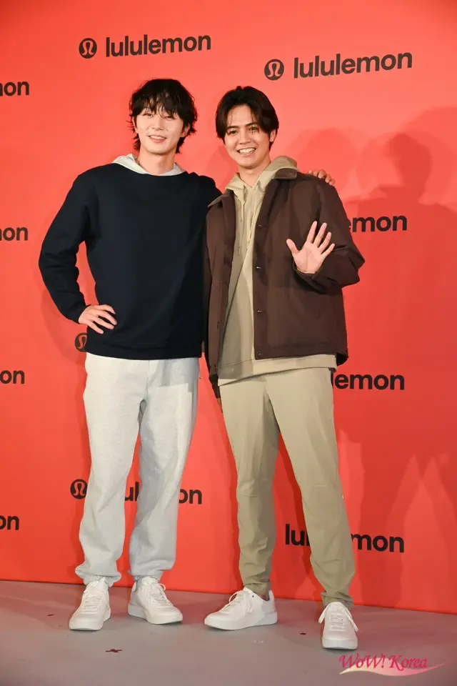 【フォトレポ】パク・ソジュン＆片寄涼太 (GENERATIONS) 、lululemon Shibuya Flagshipオープニングセレモニーに出席7