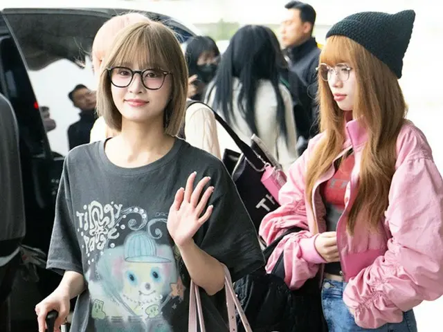 【공항 패션 레포】 「ME:I」, 한국에서의 활동을 마치고 일본을 향해 출발