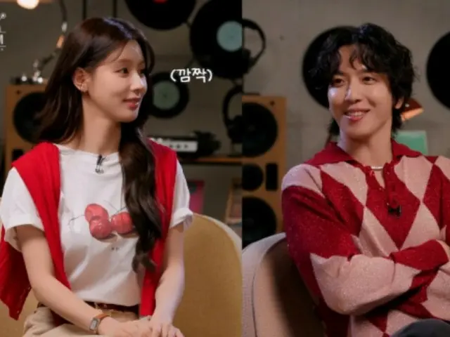'씨엔블루' 정용화와 '아이들' 미영, 'LP ROOM'에서 환상적인 콜라보레이션...'실물이 가장 예쁘다'