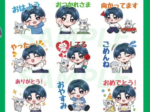 JAEJOONG(J-JUN)의 일본 최초의 공식 캐릭터 「JAELUV(제라브)&CAPPY(캐피)」가 LINE 스탬프에!