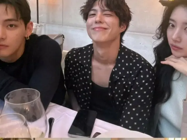 수지&Park BoGum&V(BTS), 파리에서 모인 비주얼들… 역대급 조합