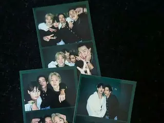 「BTS」JIMIN, RM&V와 함께 JUNG KOOK을 응원! …“너무 존중하다” 집합 사진에 ARMY 환희