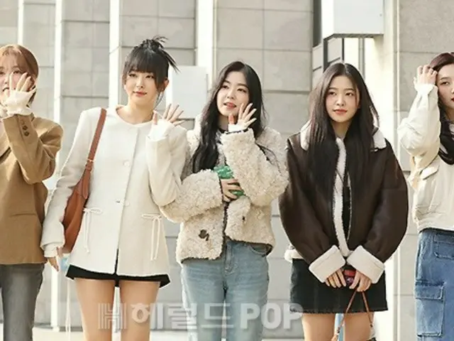 【포토】「RedVelvet」, 라디오 출연을 위해 KBS에 출근～