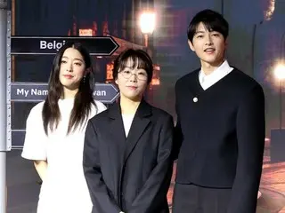 [포토] 배우 송정기&선이성은, 넷플릭스 영화 '로기완' 제작발표회 참가… '대히트 예감'