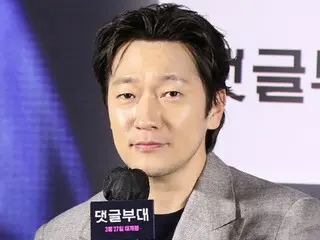 [포토] 배우 송수쿠 & 김성철, 영화 '레스부대' 제작보고회 참가