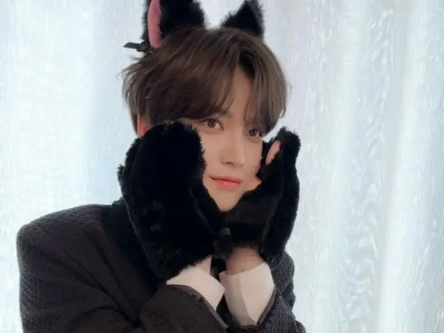 Jaejung, 귀여운 고양이의 모습으로 치유 ... "걱정하지 마세요"