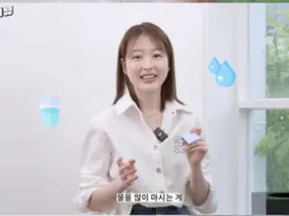 Jang Daah, 미모의 비결을 공개 "빨리 자고 물을 많이 마신다"