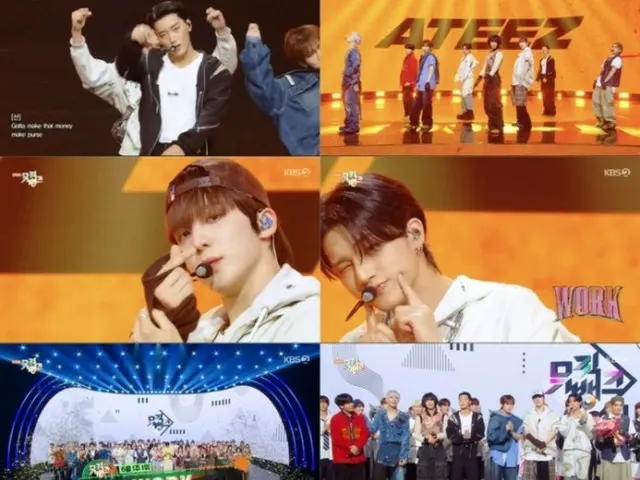 ‘ATEEZ’, 컴백과 동시에 ‘뮤직뱅크’에서 신곡 ‘워크’로 1위… 음악 프로그램 2관왕 달성