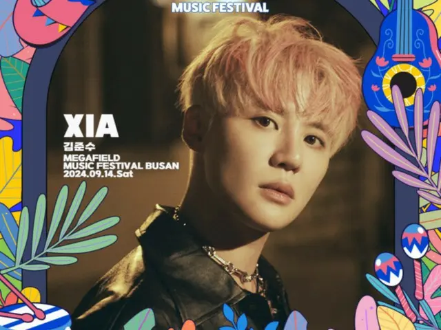 Jun Su (Xia), 9월 14일 개최 ‘MEGAFIELD MUSIC FESTIVAL 2024_BUSAN’ 출연… 솔로 포스터 공개