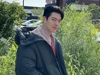 배우 Kim WooBin, 더운 동안 왜 패들 점버를? ! …“현재 온도 32도”