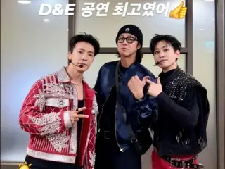 'TVXQ' 유호(U-KNOW), 'SUPER JUNIOR-D&E'의 콘서트를 관람…“D&E 콘서트 최고였다”