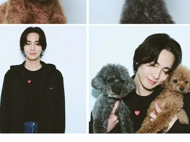 ‘샤이니’ KEY(키), 애견 ‘콤데 & 갤슨’과 함께한 따뜻한 가족사진 공개