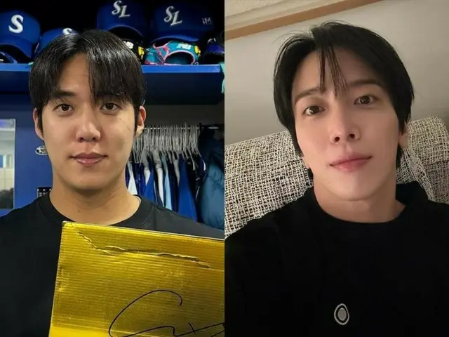 '씨엔블루' 정용화와 닮았다고 화제인 삼성 라 에온스의 원태인 선수, '씨엔블루'의 홍보요정에? …“신곡 많이 들어주세요”