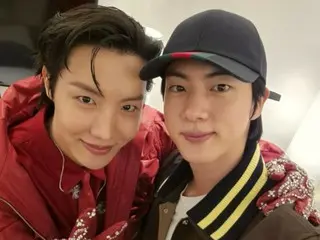 'BTS' JIN, J-HOPE와 은은한 투-샷… 눈부신 비주얼에 눈이 뜨다