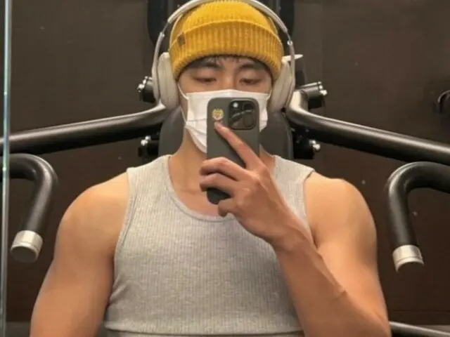 'BTS' V, 10kg 감량해도 힘든 팔 근육…