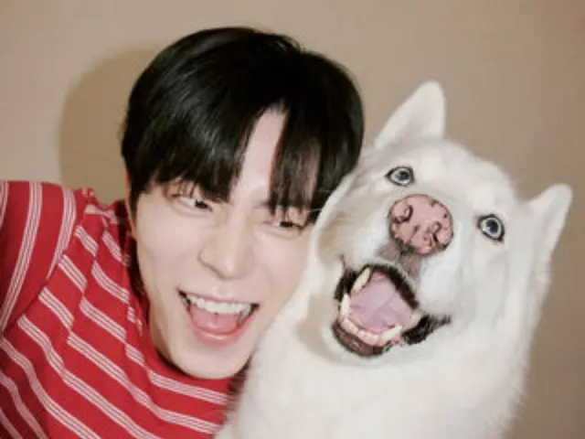 홍종현, 애견진과 카메라 앞에서 행복한 투샷 [그라비아]