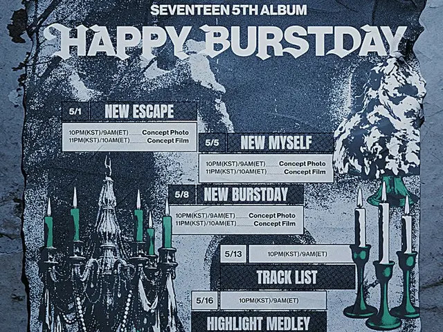'SEVENTEEN', 5th 정규앨범 'HAPPY BURSTDAY' 프로모션 스케줄 공개!