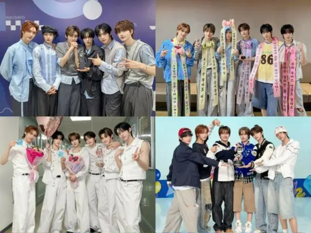 'TWS', 'SBS 인기가요'에서도 1위를 차지하며 2025년 첫 그랜드슬램의 주인공으로… 음악프로그램 올킬로 ‘6관왕’
