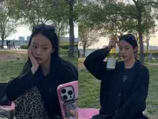 헬리(Girl's Day), 한강 피크닉 근황 공개… 표범 무늬 패션으로 시선을 못 박아