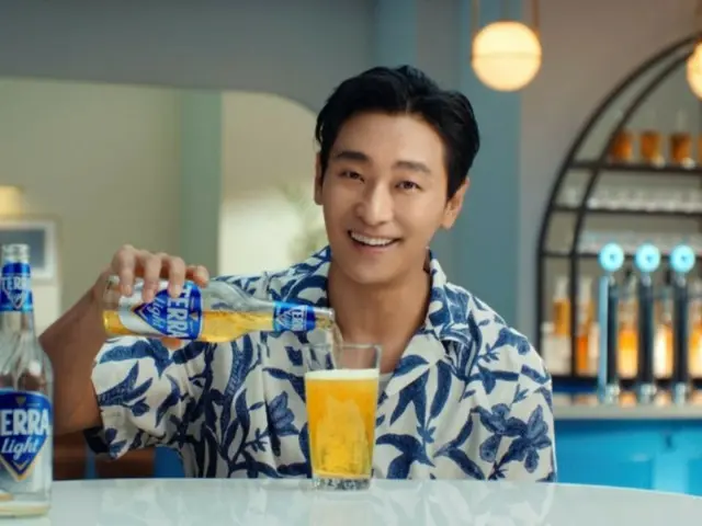 배우 조지훈, 맥주 광고의 새로운 모델로 뽑아