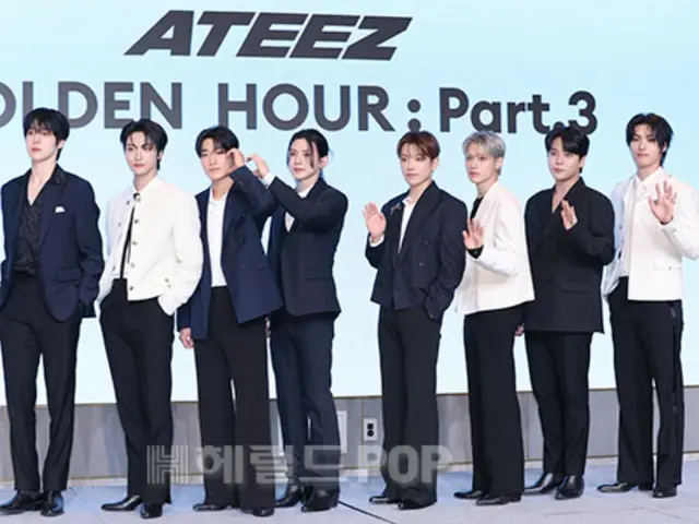 【포토】「ATEEZ」, 12th 미니앨범 「GOLDEN HOUR : Part.3」 릴리스 기자 간담회를 개최