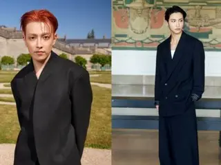 'ATEEZ' 홍준&성화, 파리 패션 위크를 빛내