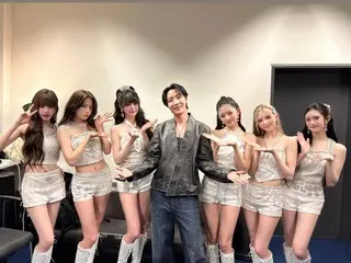 'BTS' J-HOPE, 'IVE'와 독일에서 인증샷… 선배 후배의 은은한 분위기
