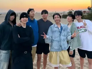 'BTS' J-HOPE, 로스앤젤레스에서 일상을 대방출… 단체사진도