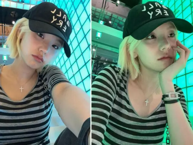 'ITZY' 예지, 금발도 어울려… 도쿄에서의 근황 샷