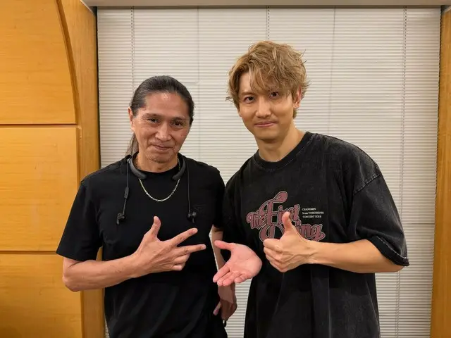 'TRF' SAM, 'TVXQ' 창민의 솔로콘서트 관람 인증샷 공개… 라이브를 대절찬